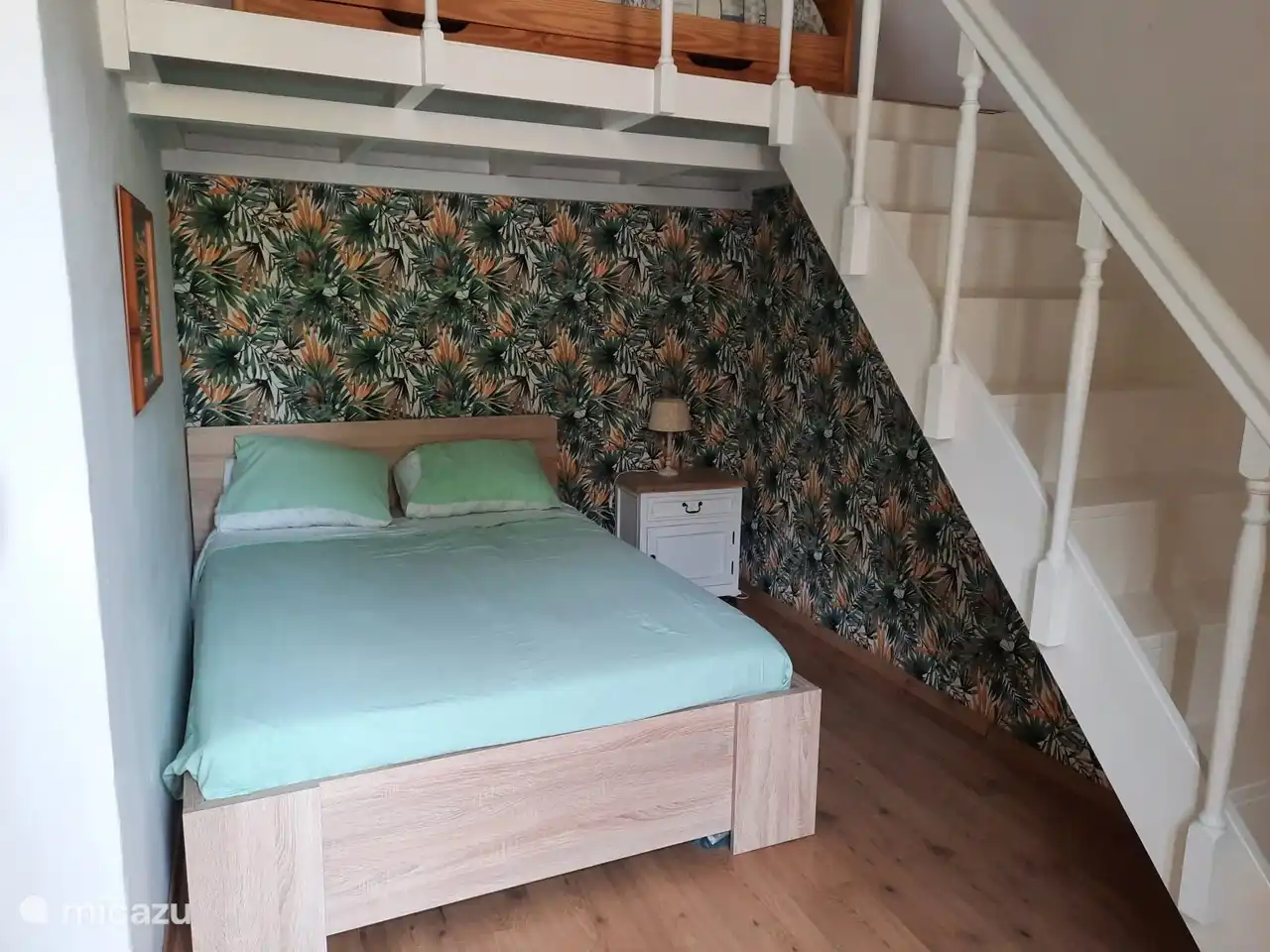 Dormitorio 4: cama doble y cama individual.