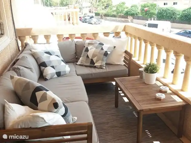 appartement huren in Spanje, Costa Blanca, El Campello – Casa Sophia Balkon