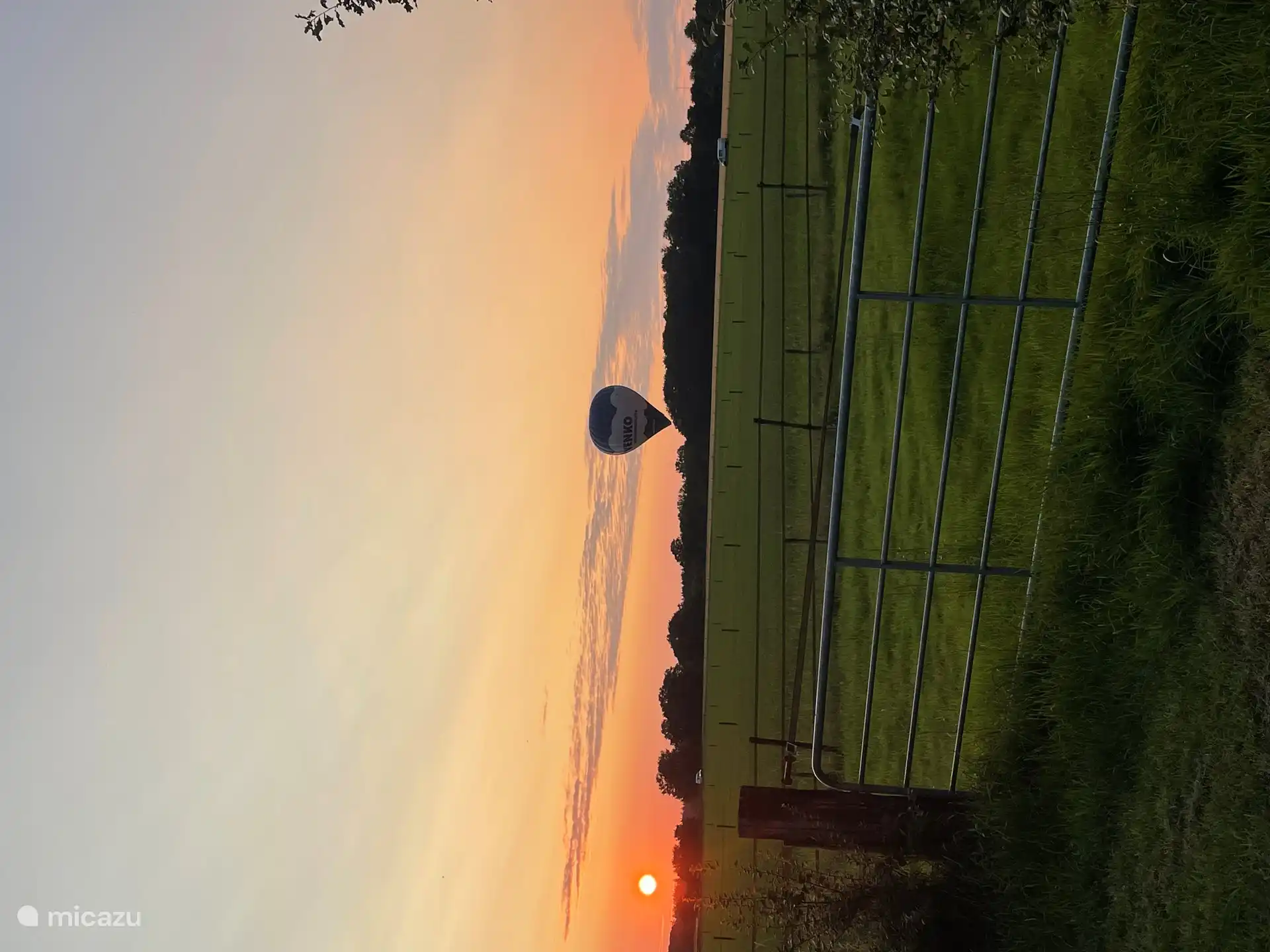 Un ciel magnifique derrière 't Hoeske