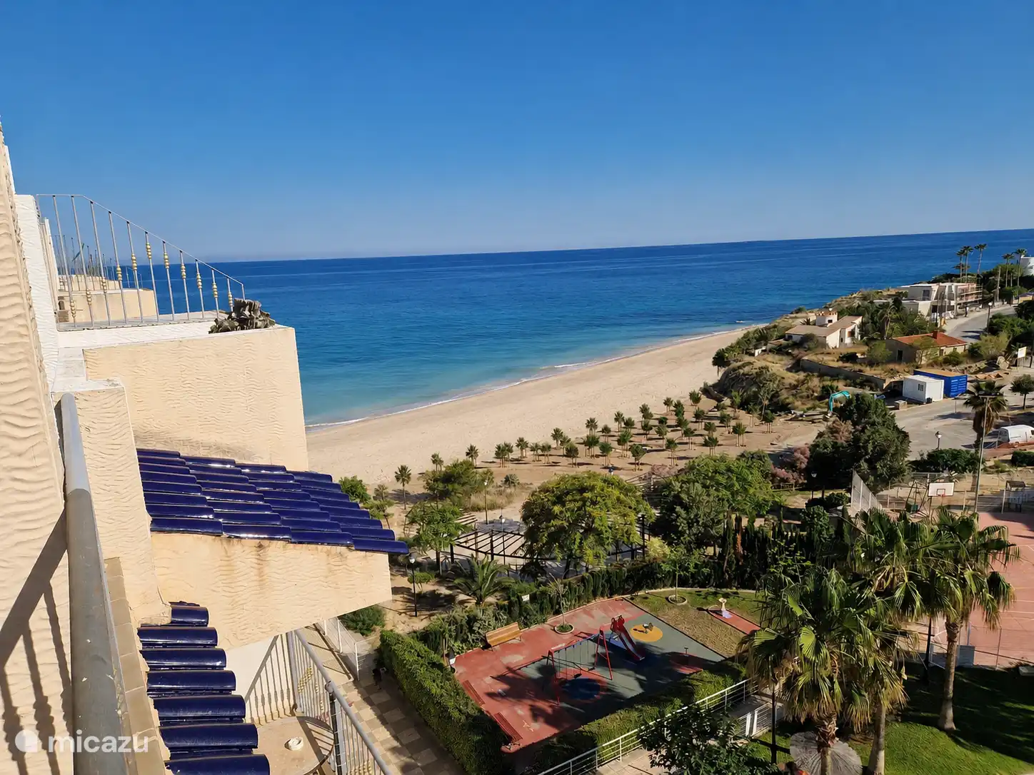 View from the private sun terrace