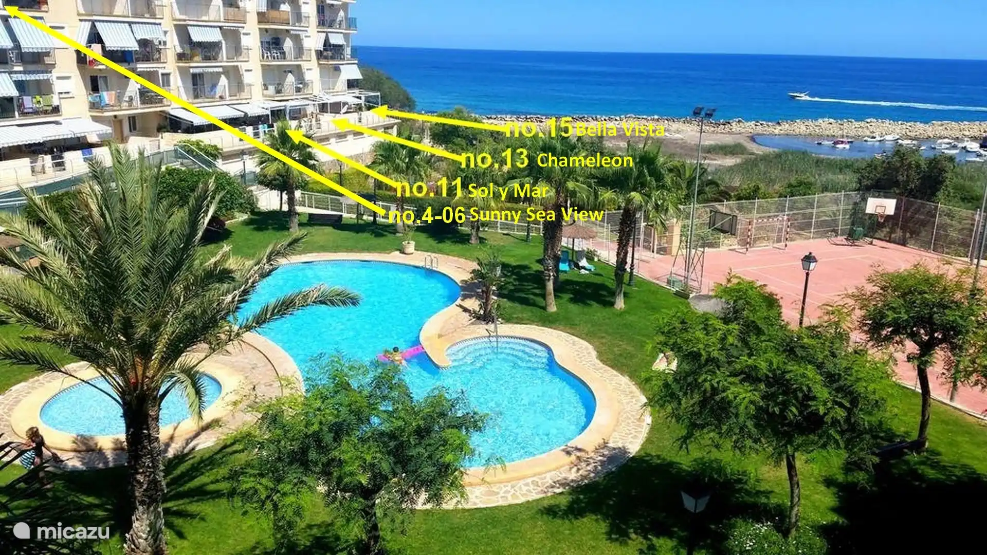 SONNIGER MEERBLICK mit großer Dachterrasse in Spanien, Costa Blanca, El Campello - Appartement