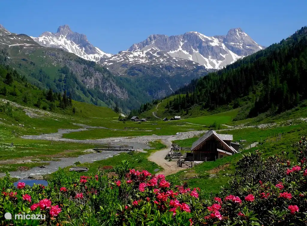 Riedingtal natuurpark. 