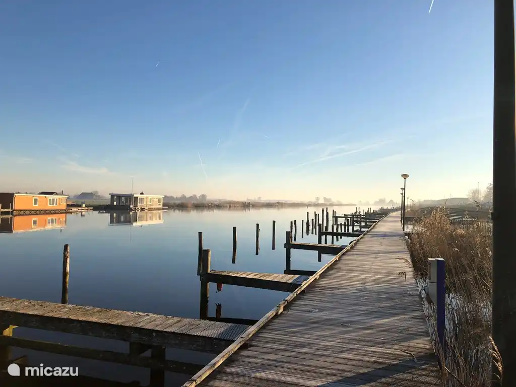 Vista invernal hacia el Canal Margriet