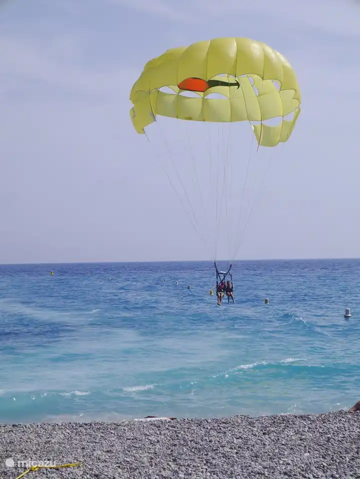 Plaisir aquatique au bord de la mer