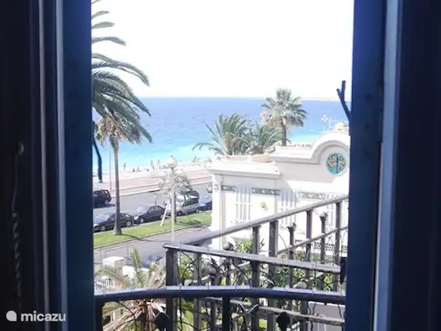 Maravilloso apartamento junto al mar en Niza en Francia, Costa Azul, Niza  - apartamento Vista de la sala de estar