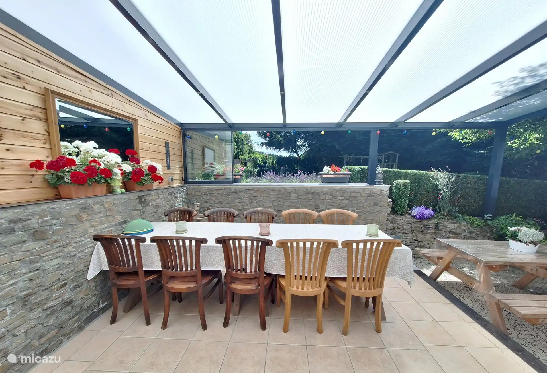 Covered terrace