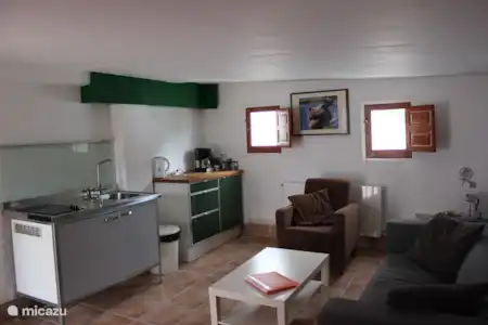 Vakantiehuis Spanje, Andalusië, Velez Rubio boerderij Casa Paco Kamer/keuken appartement