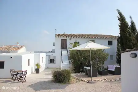 Vakantiehuis Spanje, Andalusië, Velez Rubio boerderij Casa Paco Achterzijde huis