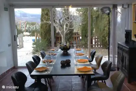 Vakantiehuis Spanje, Andalusië, Velez Rubio boerderij Casa Paco Eetruimte