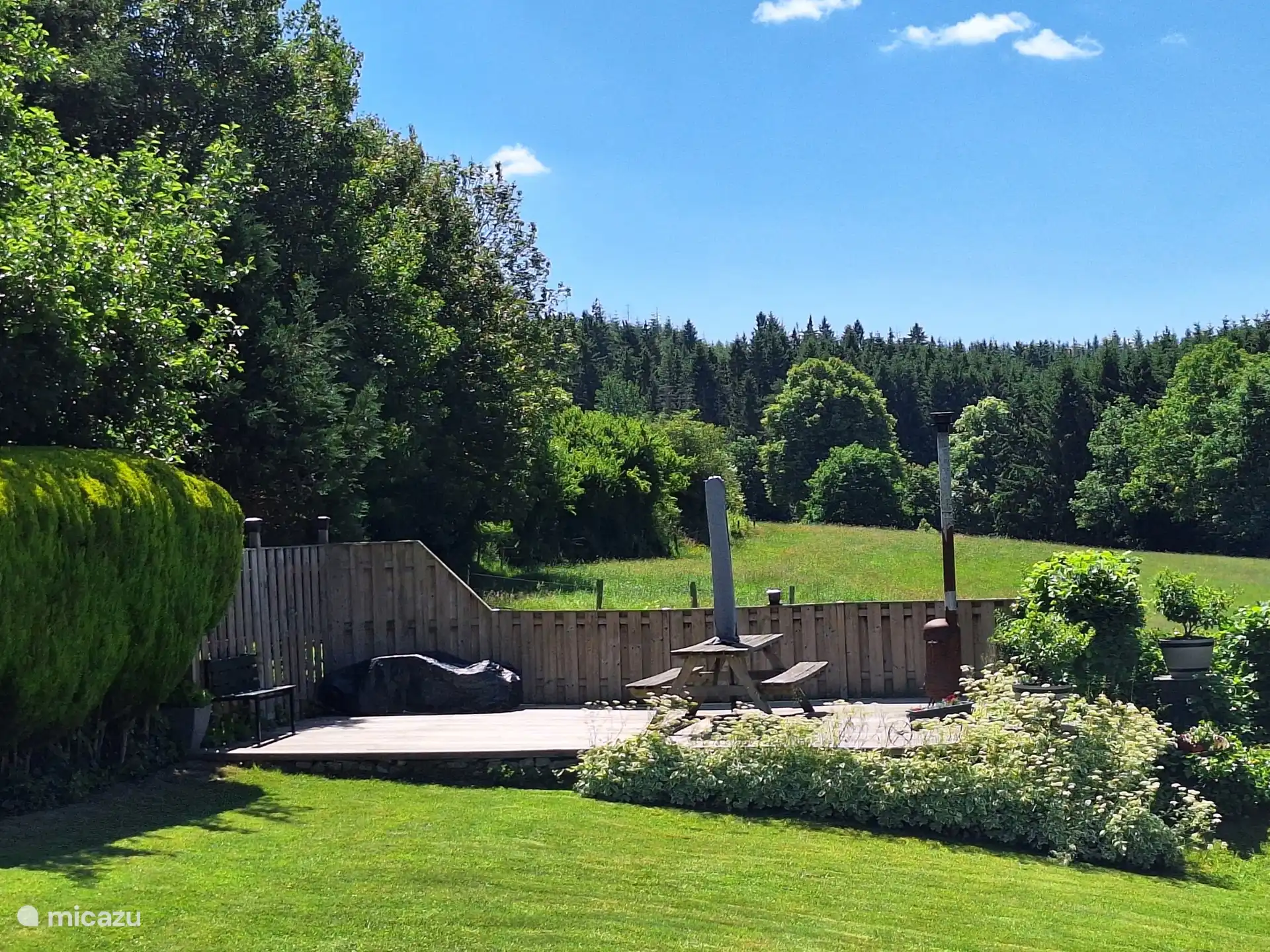 Panoramablick über dem Wohnbereich