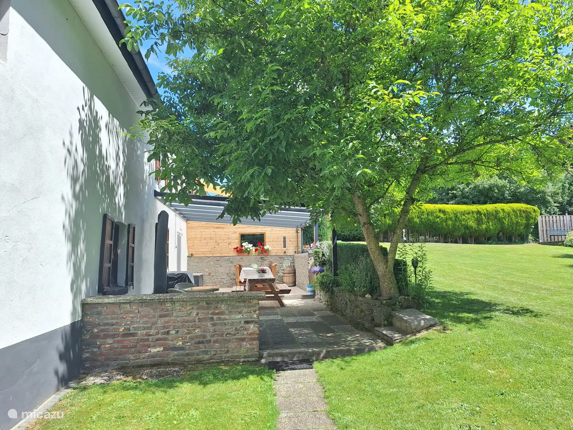 Covered terrace