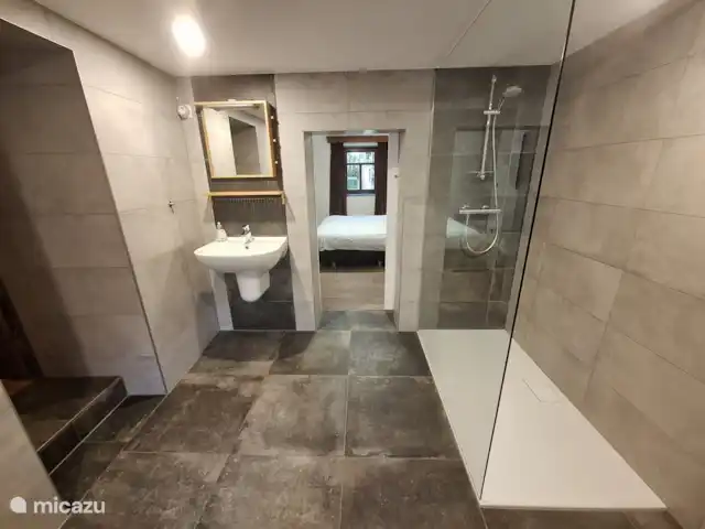 Koekehuis Beneden huren in België, Ardennen, Burg-Reuland - gîte / cottage badkamer met inloopdouche
