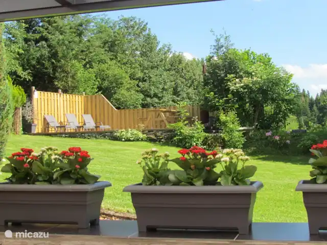 Koekehuis Beneden huren in België, Ardennen, Burg-Reuland - gîte / cottage Doorkijk overdekt terras