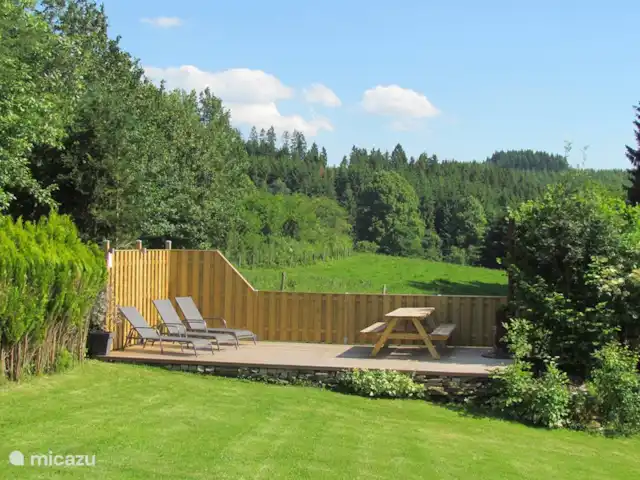 Koekehuis Beneden huren in België, Ardennen, Burg-Reuland - gîte / cottage Zonneterras met panoramisch uitzicht
