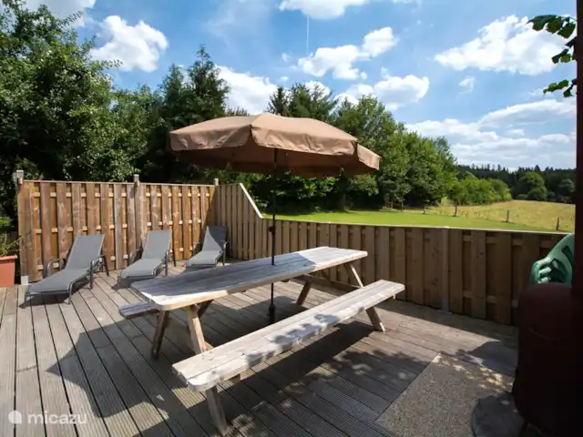 Koekehuis Boven huren in België, Ardennen, Burg-Reuland - gîte / cottage zonneterras met terrashaard