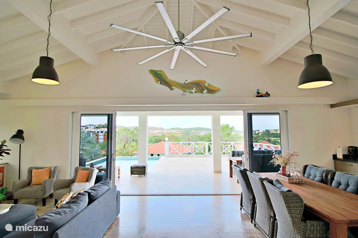 Neues geräumiges Haus mit Meerblick in Curaçao, Curacao-Mitte, Blue Bay - Villa