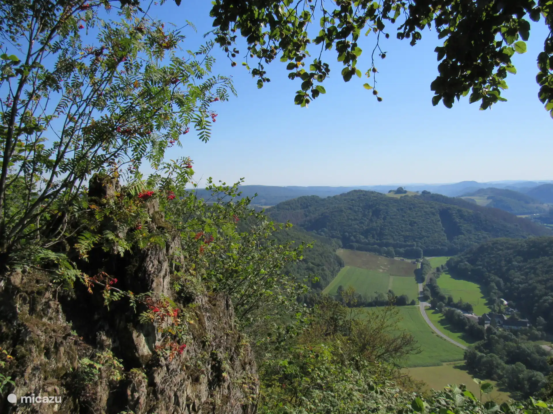 Het mooie landschap van Hochsauerland..