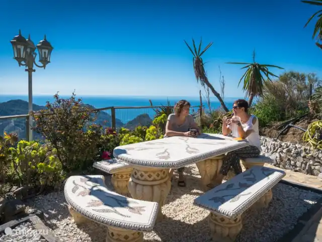 Maison Salamandre | Espagne, Costa del Sol, Nerja - maison de vacances Coin salon confortable au barbecue