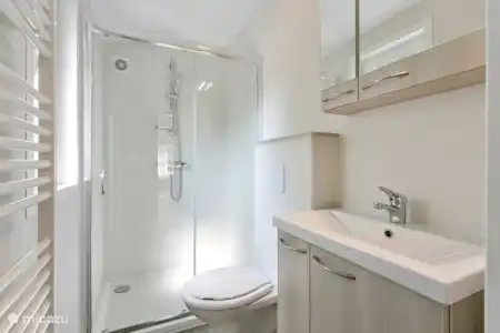 Vakantiehuis Nederland, Gelderland, Aalten chalet Chalet de Zwaluw badkamer