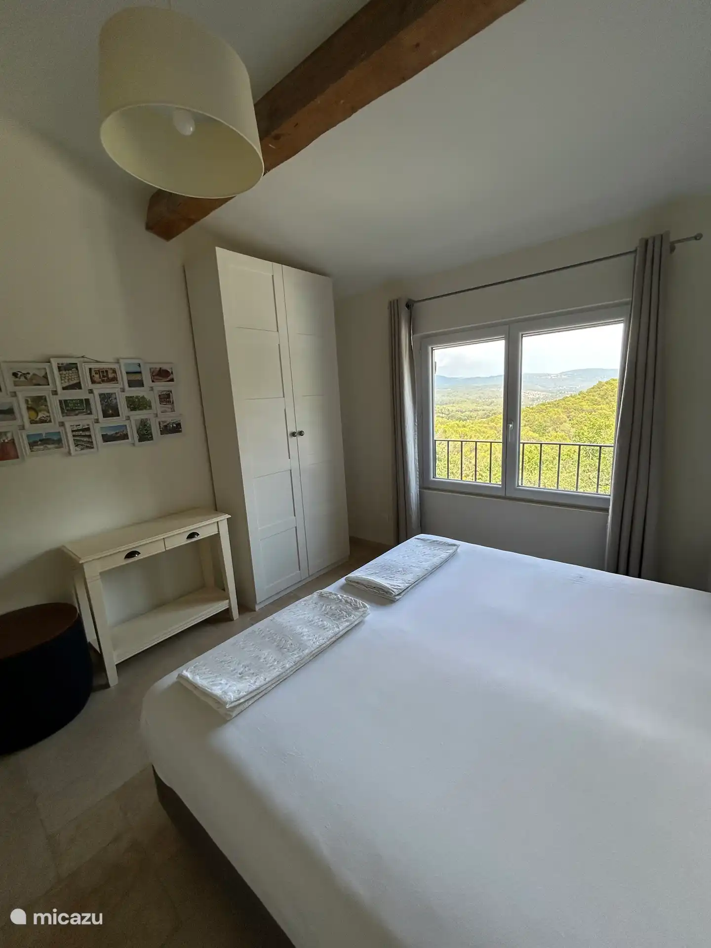Slaapkamer 2: uitzicht vanuit het bed! 