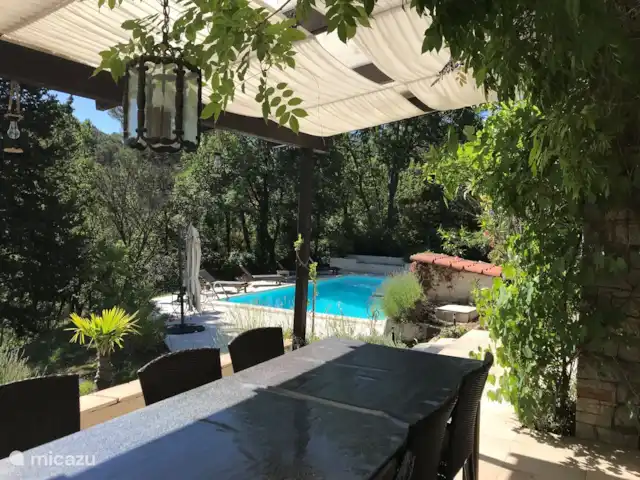 Villa Bellevue | France, Var, Sillans-la-Cascade - villa Vue sur la piscine depuis la terrasse.