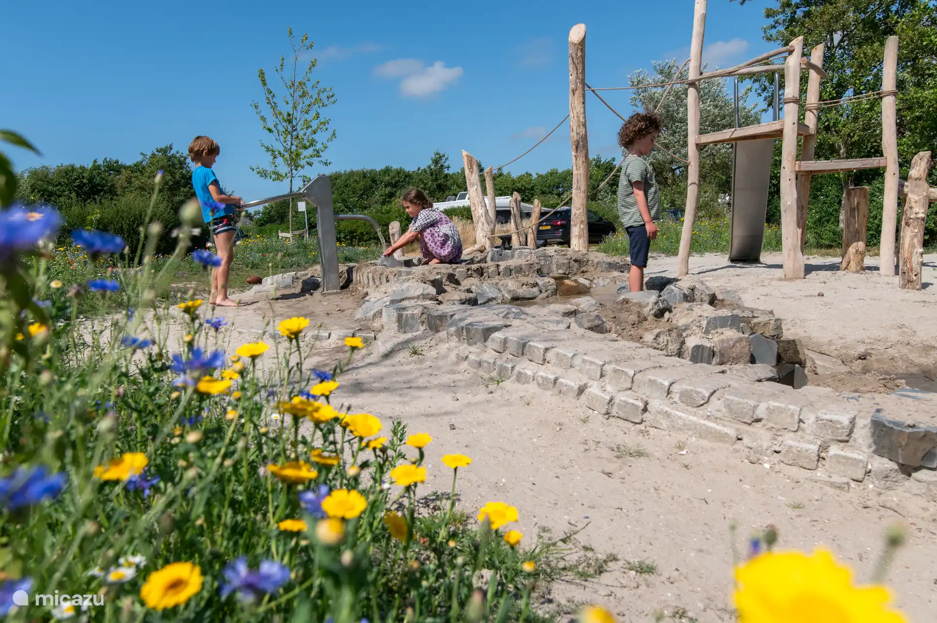 Spielplatz auf dem Campingplatz