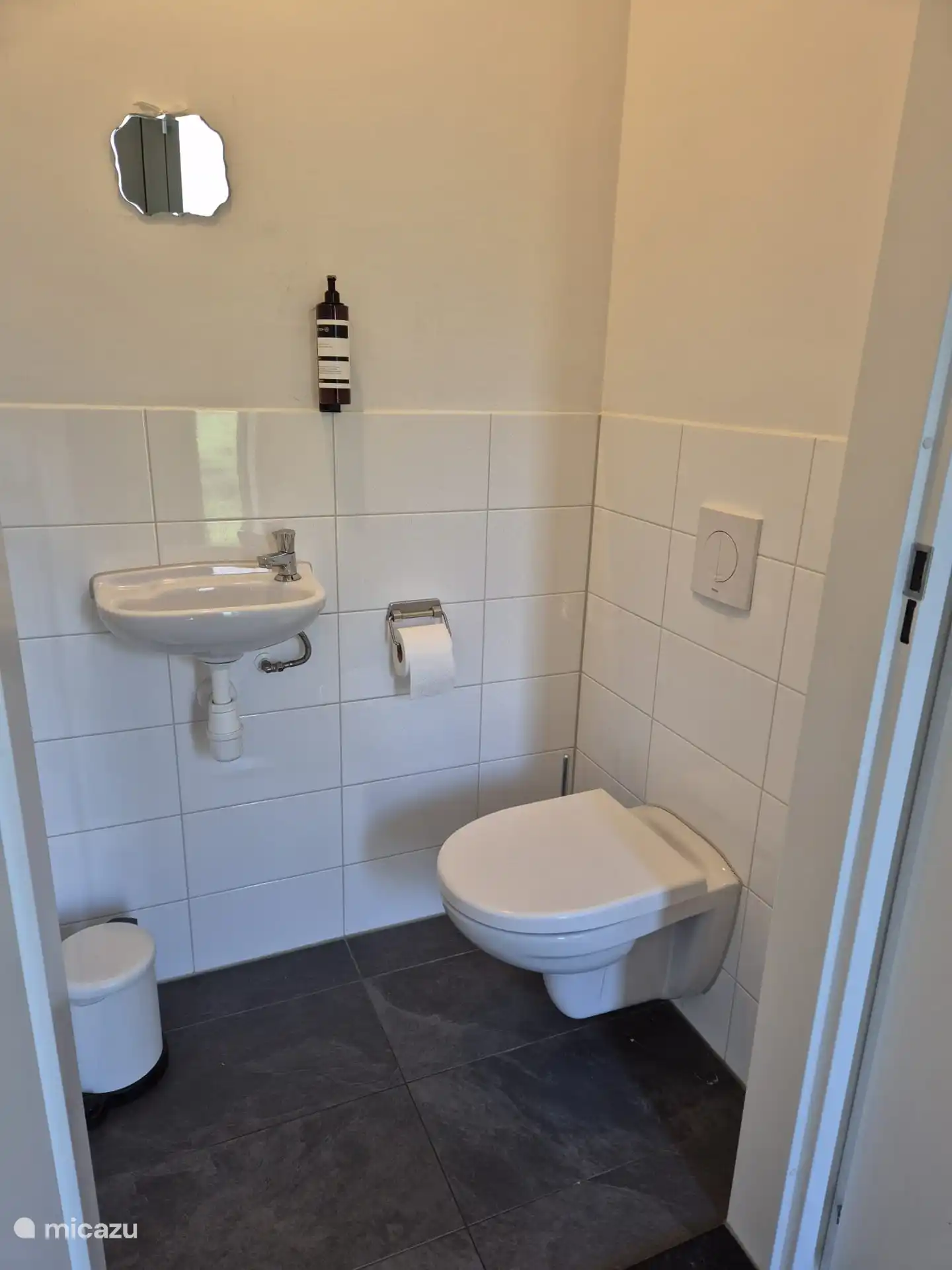 Toilette im Flur Erdgeschoss