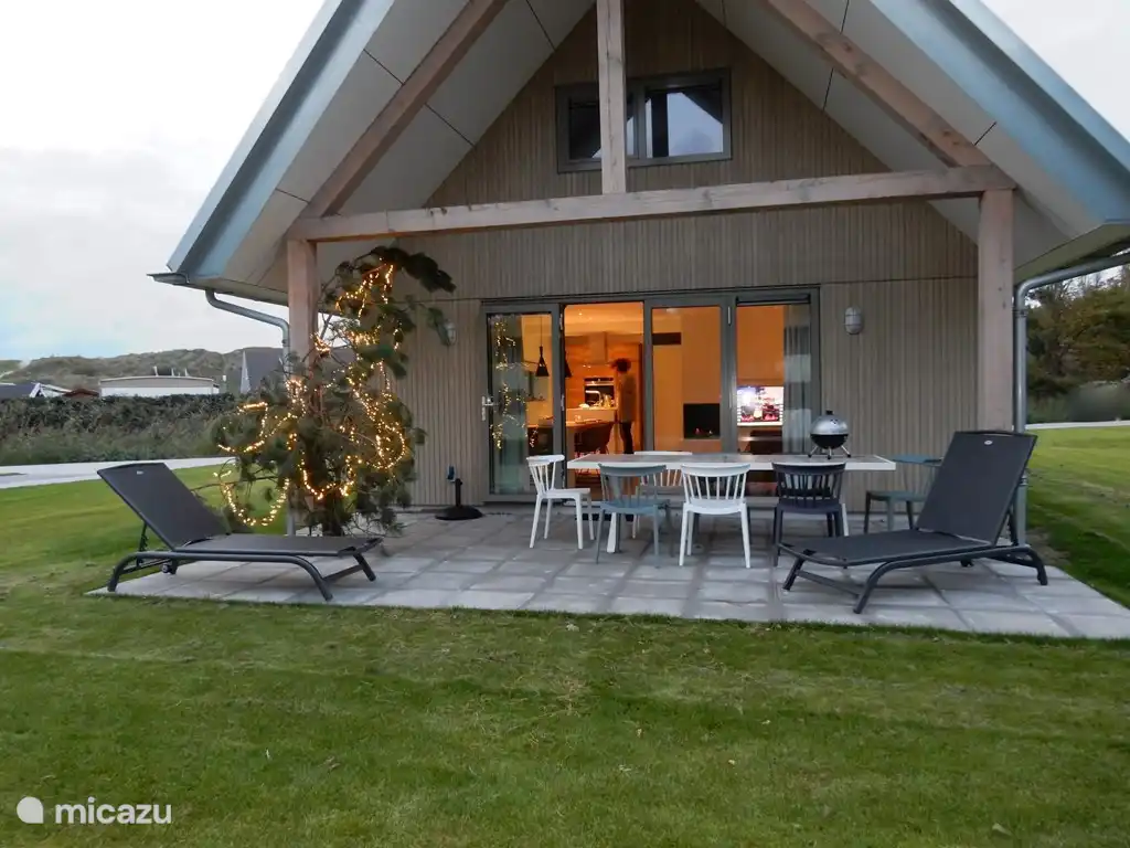 Villa Veranda mit Weihnachten