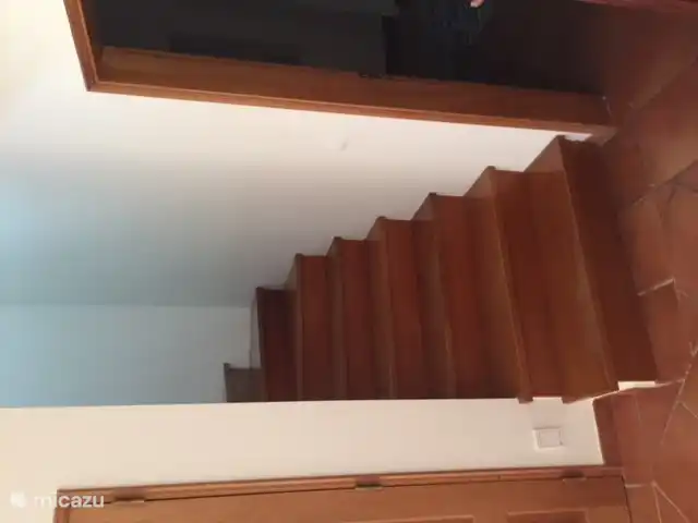 Treppe zum zweiten Stock