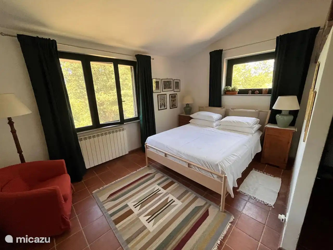 Hauptschlafzimmer mit Schlafboden