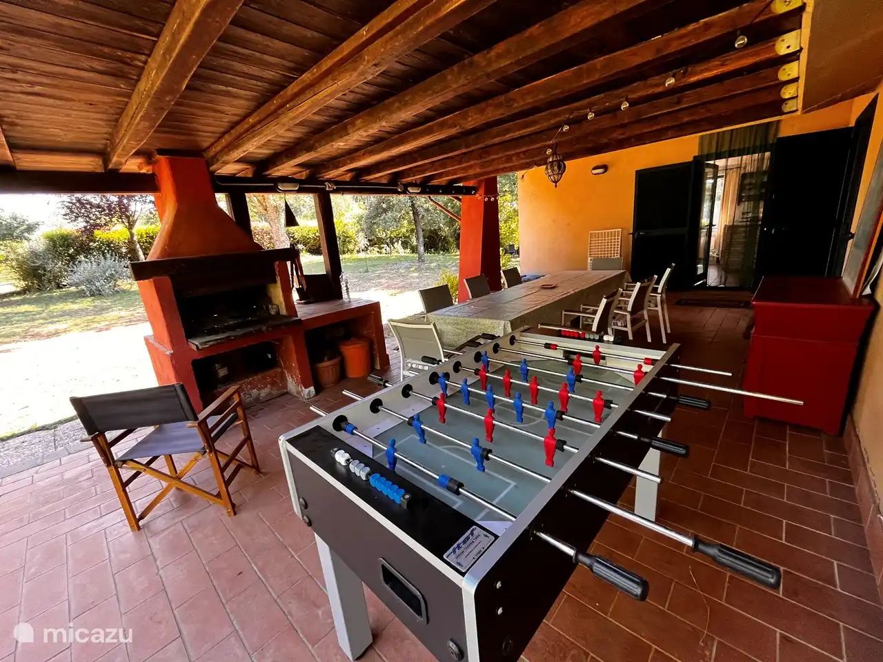 Überdachte Terrasse