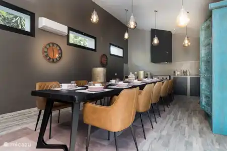 Vakantiehuis Spanje, Costa Blanca, Formentera del Segura vakantiehuis Casa la Vuelta gezamelijke woonkeuken