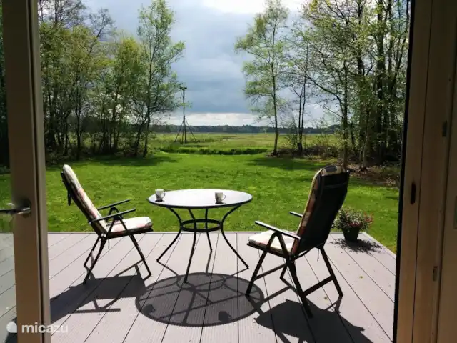 De Uithoek huren in Nederland, Drenthe, Doldersum - chalet Uitzicht in het vroege voorjaar