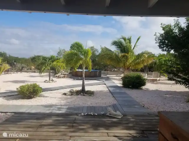 studio huren in Bonaire, Bonaire, Belnem – Kas Oleifi uitzicht vanaf het terras