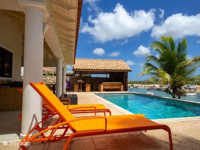 Vakantiehuis Bonaire, Bonaire, Playa Pariba - villa Kas Dushi Bida, Privé zwembad
