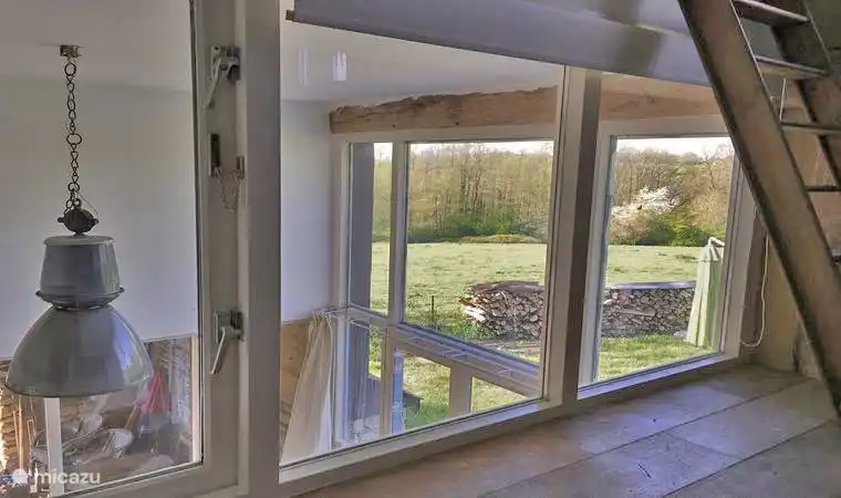 Blick zurück ins Schlafzimmer