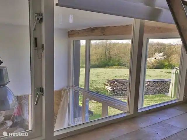 Le Vieux Grenier - La Grange | France, Ardennes françaises , Liart - ferme vue arrière de la chambre