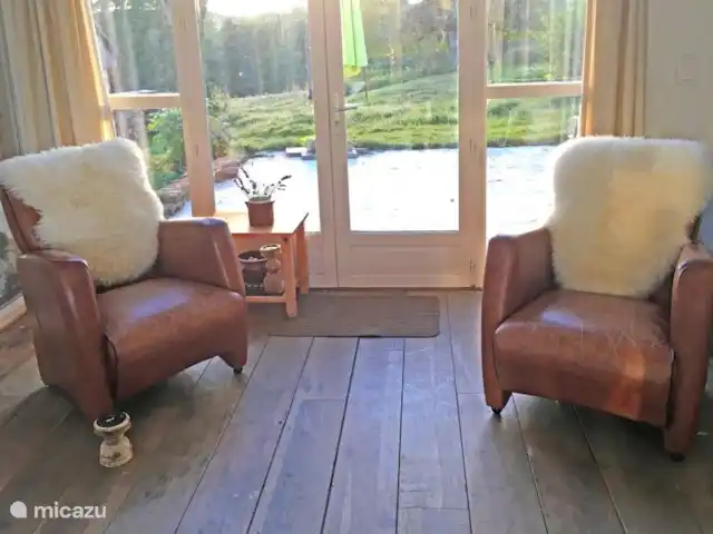 Le Vieux Grenier - La Grange | France, Ardennes françaises , Liart - ferme coin salon donnant sur prairie