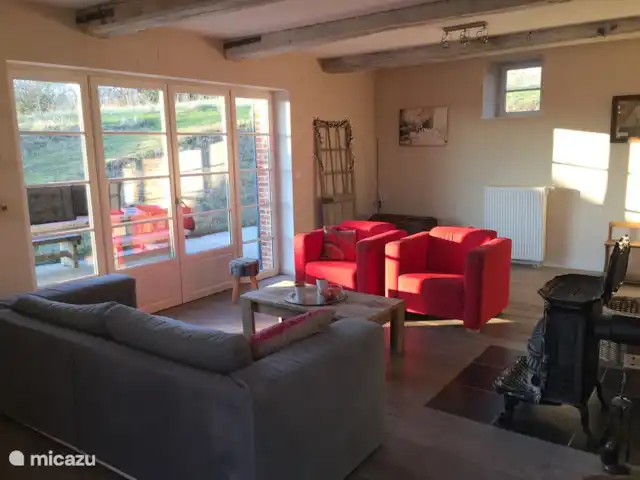 La Vieille Ferme - La Fermette | France, Ardennes françaises , Liart - ferme Salon spacieux dans l'ancienne écurie de la Fermette