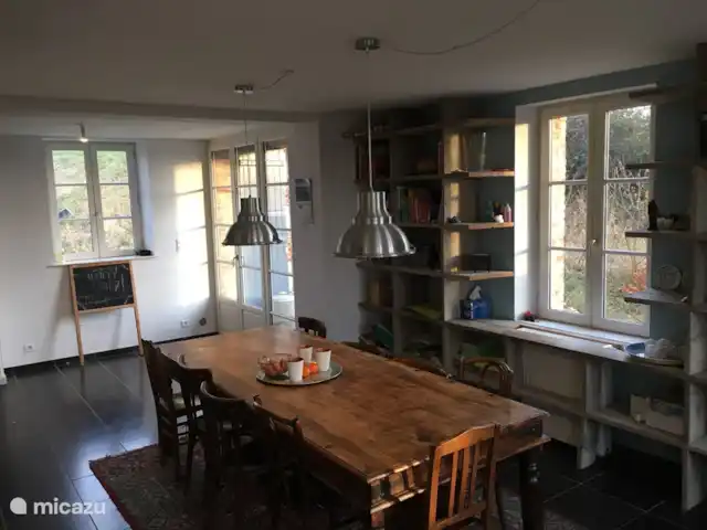 La Vieille Ferme - La Fermette | France, Ardennes françaises , Liart - ferme Salle à manger Fermette avec table king size pour 10 personnes