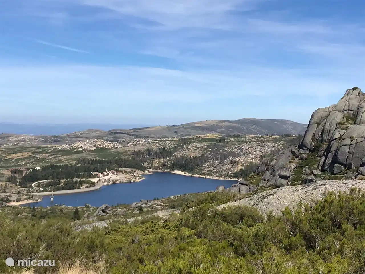 Nach einem schönen Spaziergang ein Geschenk: schöne Aussichten von der Serra da Estrela