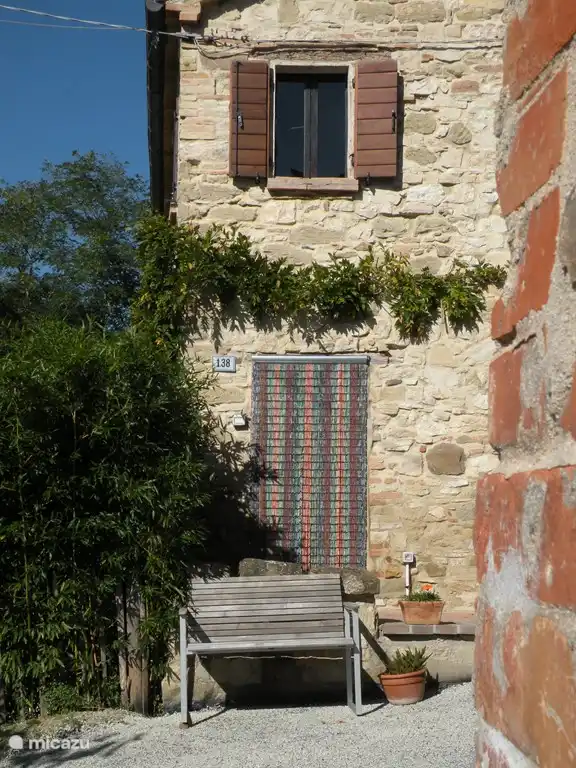 Ingang van ons appartement Casa Calénc 138