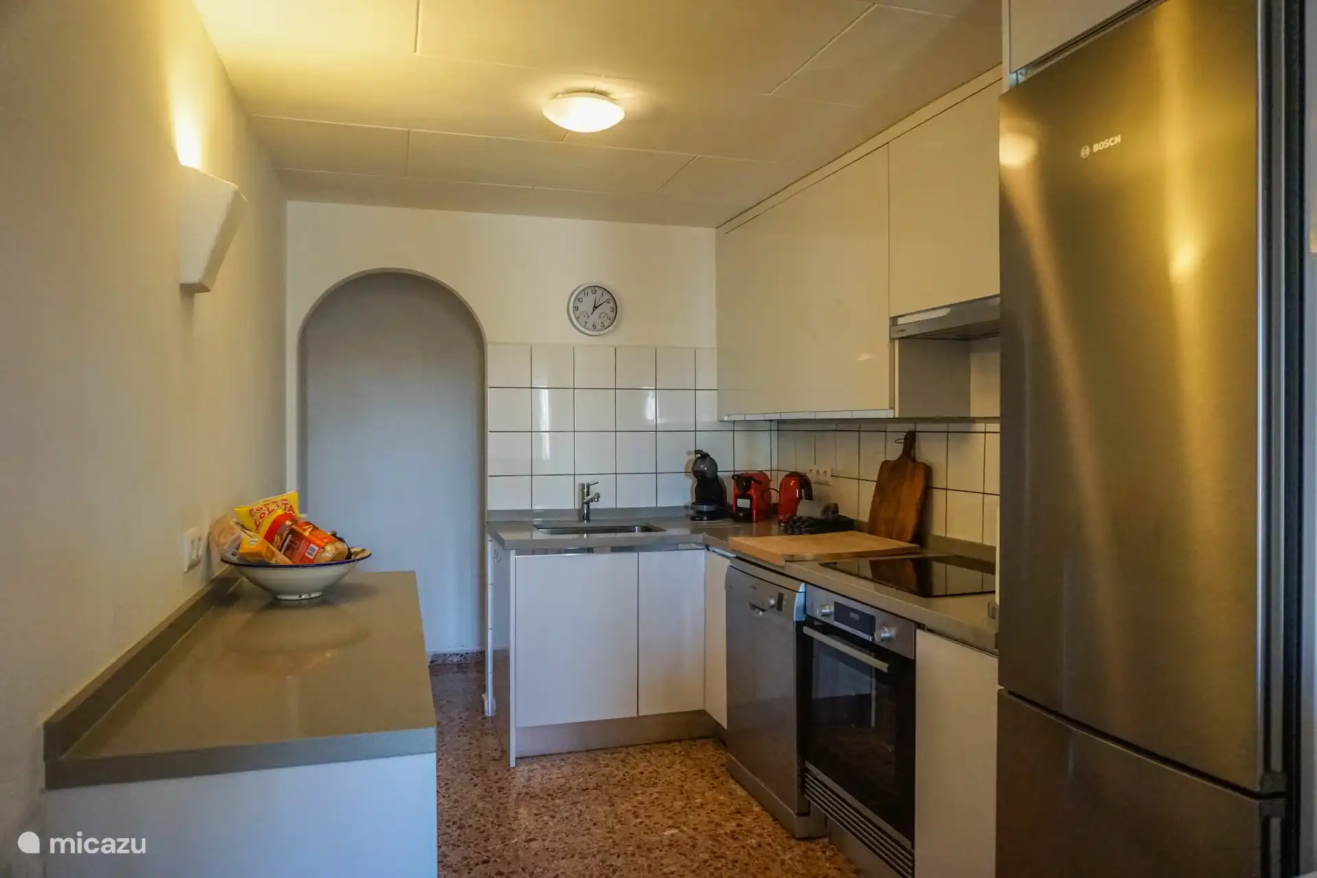 Voll ausgestattete Küche - Ferienwohnung Gekko in Moraira, Costa Blanca