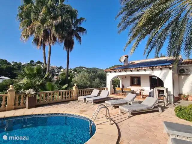 Villa Natimar | Espagne, Costa Blanca, Benissa - villa grande terrasse avec transats en bois