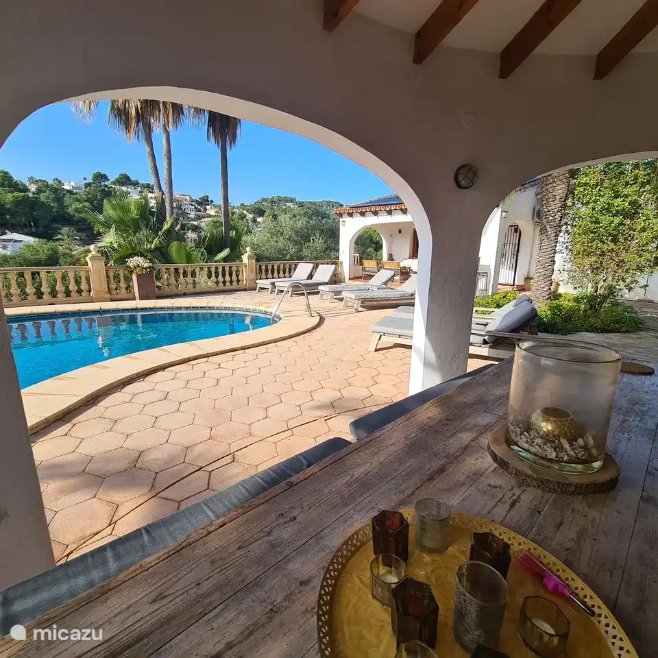 Blick von der Außenküche