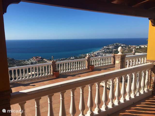 Vakantiehuis Spanje, Costa Tropical, Almuñécar - villa Villa Fernando - 180° zeezicht