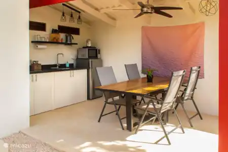 Vacation rental Bonaire, Bonaire, Kralendijk apartment Kas Despacito Dining Area