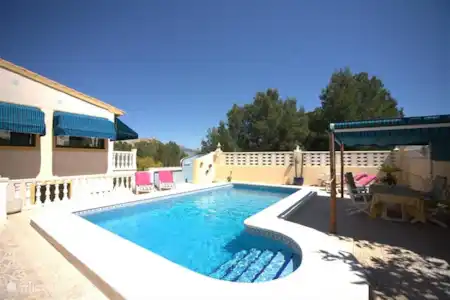 Vakantiehuis Spanje, Costa Blanca, La Nucia villa Villa Rubia terras