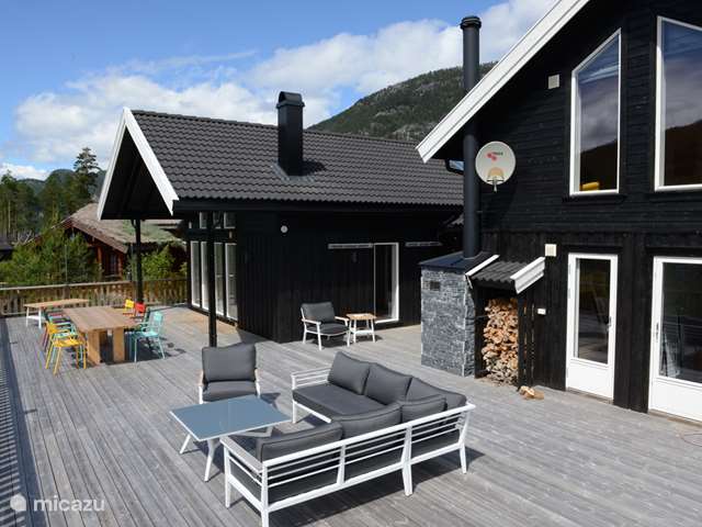 Casa vacacional Noruega – villa Villa Hofseth - en el lago Vravatn