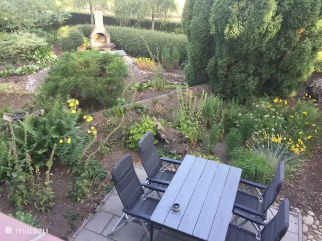 Boshuuske Holten huren in Nederland, Overijssel, Holten - vakantiehuis Terras 1